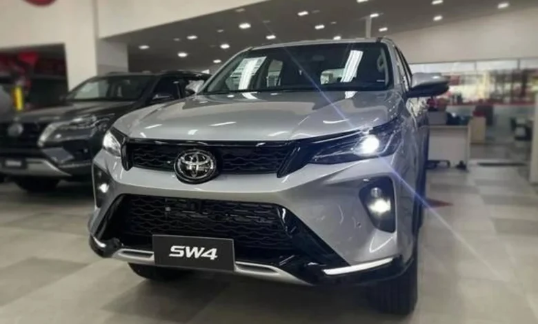 Toyota SW4 acelera nas vendas e cresce 11% em julho