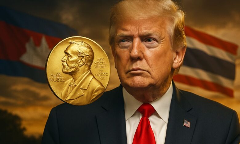 Trump pode ganhar Nobel da Paz após salvar o Camboja de guerra e colapso econômico