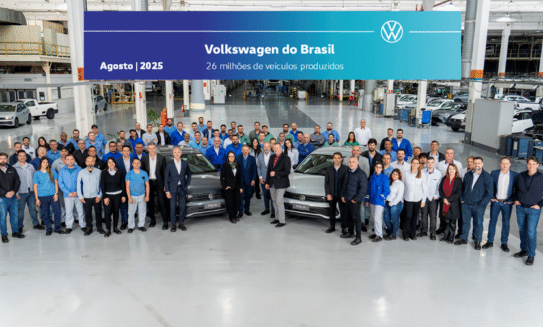 Volkswagen atinge 26 milhões de veículos produzidos no Brasil