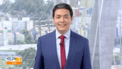 Alan Severiano apresenta o SP1. Foto: Reprodu&ccedil;&atilde;o/TV Globo