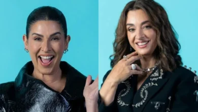 Fernanda Paes Leme e C&aacute;tia Fonseca. Fotos: TV Globo/Leo Rosario