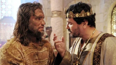 Cena de O Rico e L&aacute;zaro. Foto: Divulga&ccedil;&atilde;o/Record