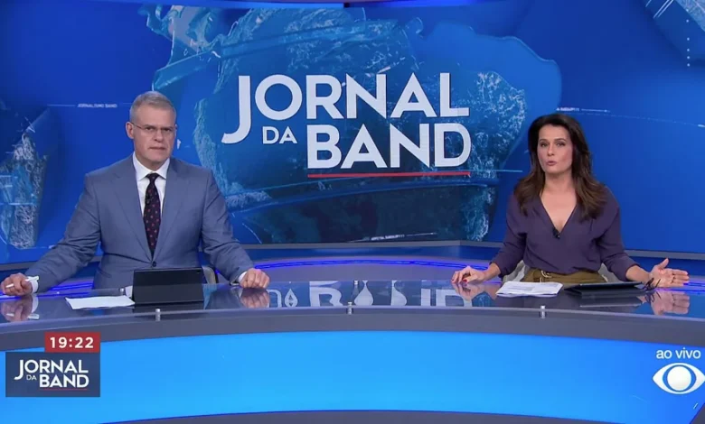 Âncoras do Jornal da Band. Foto: Reprodução/Band