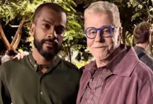 Samuel de Assis e Miguel Falabella. Foto: Reprodu&ccedil;&atilde;o/Instagram