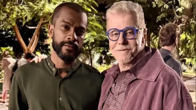 Samuel de Assis e Miguel Falabella. Foto: Reprodução/Instagram