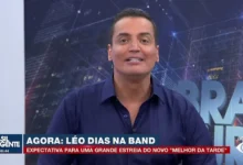 Leo Dias no Brasil Urgente. Foto: Reprodu&ccedil;&atilde;o/Band