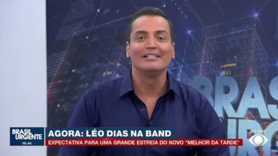 Leo Dias no Brasil Urgente. Foto: Reprodu&ccedil;&atilde;o/Band