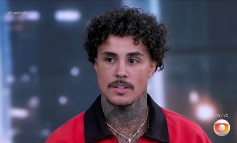 MC Livinho. Foto: Reprodução/Domingão (TV Globo)