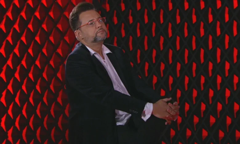 Geraldo Luís no programa “No Alvo”. Foto: Divulgação/SBT