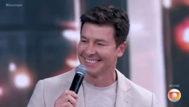 Rodrigo Faro. Foto: Reprodu&ccedil;&atilde;o/Doming&atilde;o com Huck (Globo)