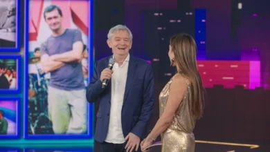 Serginho Groisman e Patr&iacute;cia Abravanel. Foto:&nbsp;Gabriel Cardoso/SBT