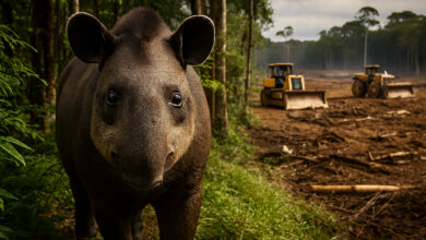 Anta, o maior mamífero terrestre do Brasil, corre risco de desaparecer por causa do avanço agropecuário e da destruição do habitat natural