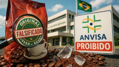 Anvisa proíbe café Câmara após fraude no uso do selo da Abic; irregularidades expõem riscos à pureza do produto e à confiança do consumidor.