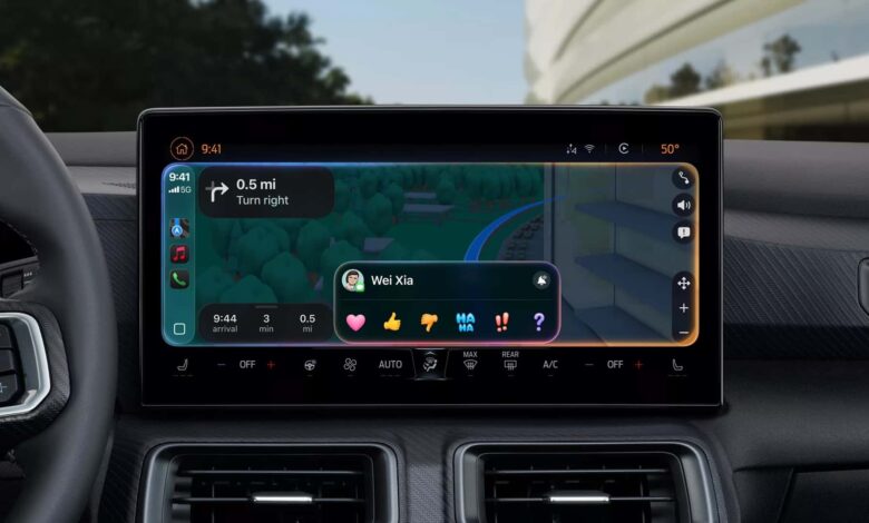 Com chegada do IOS 26, Apple atualiza Carplay; veja todas as novidades