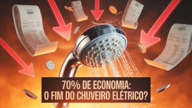 Aquecedor de água por bomba de calor reduz até 70% da conta de luz e oferece eficiência energética em qualquer estação do ano.