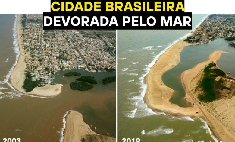 Atafona, no Rio de Janeiro, sofre erosão costeira com avanço do mar, mais de 200 casas destruídas
