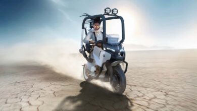 BMW revela Vision CE, scooter futurista que dispensa capacete