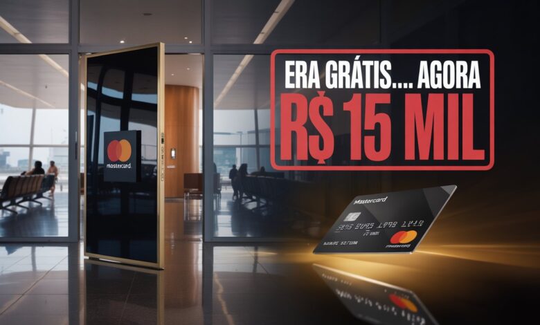 Acesso grátis às salas VIP do Mastercard em Guarulhos agora exige gasto mínimo de R$ 15 mil em três faturas do cartão.