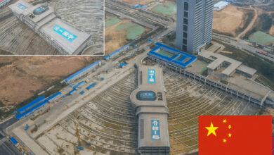 China surpreende o mundo ao mover terminal de 30 mil toneladas em apenas 40 dias