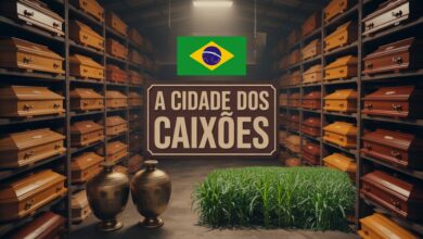 Cidade de Grão-Pará, em Santa Catarina, produz 7 mil caixões por mês e gera 200 empregos, unindo indústria funerária e agricultura.
