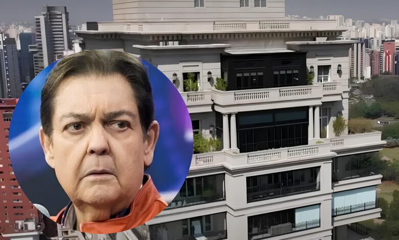Cobertura de 1.413 m² que pertenceu a Faustão no Jardim Europa: imóvel avaliado em R$ 120 milhões com cinco suítes é um dos mais caros de São Paulo