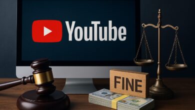 Disney, YouTube, Multa