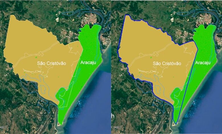 Nordeste, Aracaju, São Cristóvão, Território