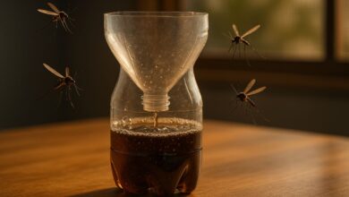Descubra como eliminar mosquitos e pernilongos com armadilha de garrafa PET do canal Pomar e Horta Sustentáveis e dicas contra água parada.