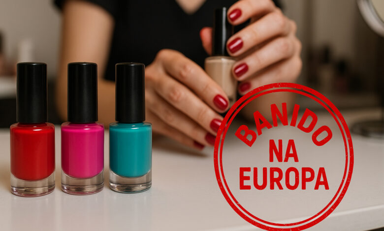 Esmalte com químico suspeito já foi banido na Europa, mas permanece liberado no mercado brasileiro