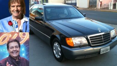 Faustão já teve um dos 4 Mercedes Benz 300 SE no Brasil, sedã de 5,11 m e 193 cv que alcançava 210 km/h.