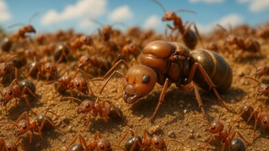 Formigas não dormem como nós: fazem cochilos de 1 minuto, mantêm a colônia ativa 24 horas e a rainha desfruta de sono profundo que garante longevidade.
