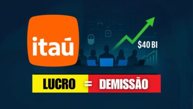 Itaú demite mil funcionários em home office após lucro recorde e bônus, usando monitoramento digital que pode violar a LGPD.