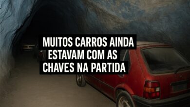 Cemitério de carros, Carros abandonados, Mina abandonada