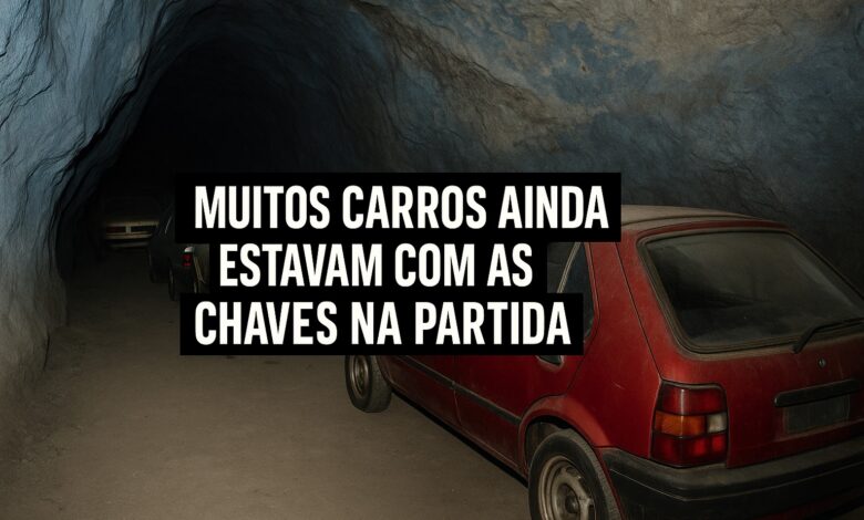 Cemitério de carros, Carros abandonados, Mina abandonada