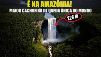 A maior cachoeira de queda única do mundo é na Amazônia: Kaieteur Falls, a joia de 226 metros e força bruta que rivaliza com Iguaçu e Niágara