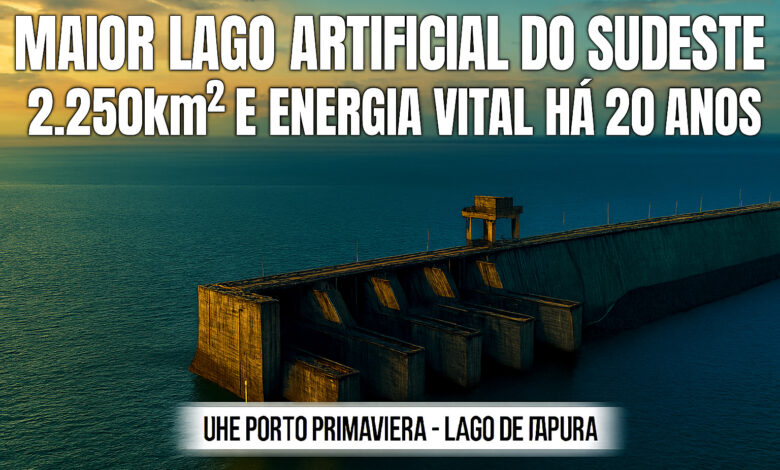 Maior lago artificial em área do Sudeste brasileiro tem 2.250 km², potência de 1.540 MW e segue fundamental mais de 20 anos após entrar em operação