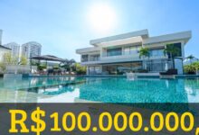 Mansão cinematográfica na Barra da Tijuca redefine o luxo com cinema exclusivo, adega para 5 mil rótulos e infraestrutura rara no mercado imobiliário