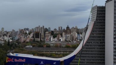 Mega rampa inédita transforma prédio público em palco radical no Brasil