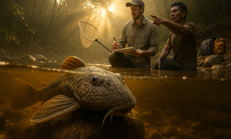 Peixe de “cabeça inchada” aparece em rios da Amazônia e deixa cientistas intrigados, enquanto a mesma expedição registra 27 espécies novas e acende alerta de conservação