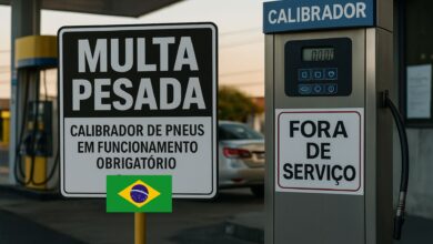 Nova lei em Teresina prevê multas de até R$ 8 mil para postos que não mantiverem calibradores de pneus funcionando.