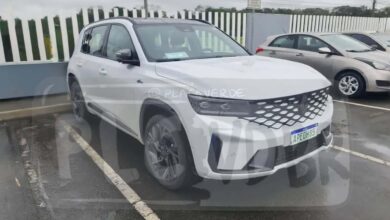 Renault Grand Koleos aparece em testes no Brasil com sistema híbrido