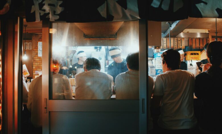 Restaurante, Japão, Tapas, Tapas na cara