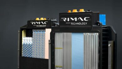 Rimac apresenta baterias elétricas que carregam em menos de 7 minutos