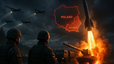 Após 19 drones russos invadirem a Polônia, Rússia e Belarus iniciam exercício nuclear em 12 de setembro de 2025. Donald Tusk alerta Otan sobre risco e míssil hipersônico Oreshnik entra em ação.