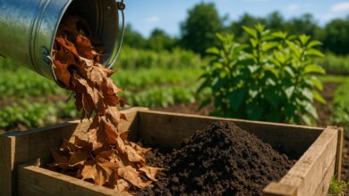 Horta da JapoNeuza ensina a transformar folhas secas em composto orgânico em casa, reduzindo desperdício e melhorando o cultivo de forma simples.