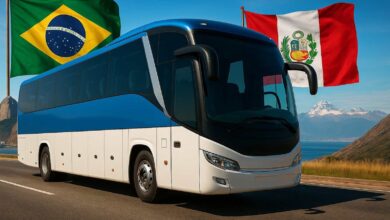 Descubra a viagem de ônibus mais longa do mundo: 6.500 km entre Rio e Lima, 5 dias e meio, 3 países, Andes e passagens a partir de R$ 1.000.
