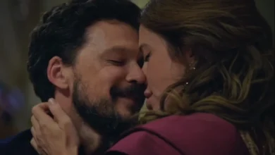 Juliana Didone e Guilherme Berenguer em A Vida de J&oacute;. Foto: Record