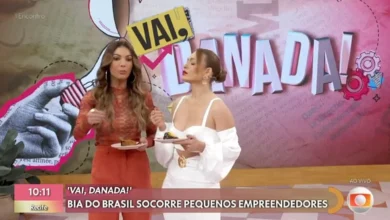 Beatriz Reis no Encontro. Foto: Reprodu&ccedil;&atilde;o/Globo