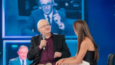 Boris Casoy e Patr&iacute;cia Abravanel. Foto:&nbsp;Gabriel Cardoso/SBT