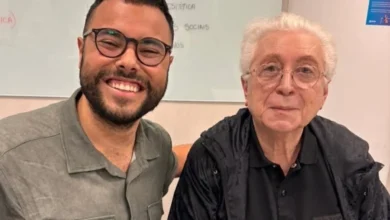Juan Julian e Aguinaldo Silva. Foto: Reprodu&ccedil;&atilde;o/Instagram